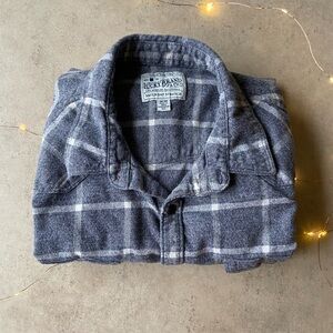 Lucky Brand Charcoal Checkered Shirt